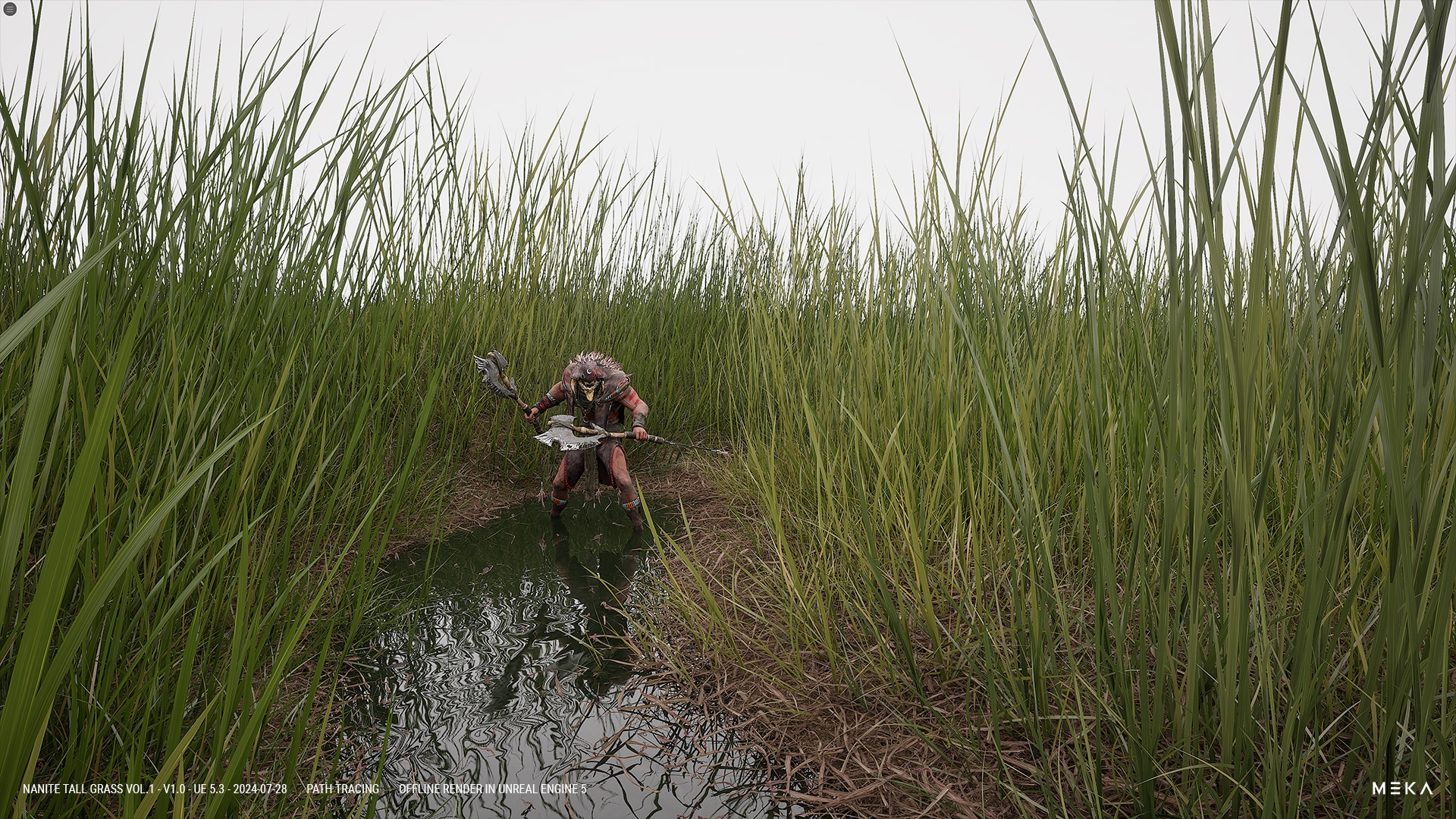 Screenshot #1 - Nanite Tall Grass Vol.1 UE5