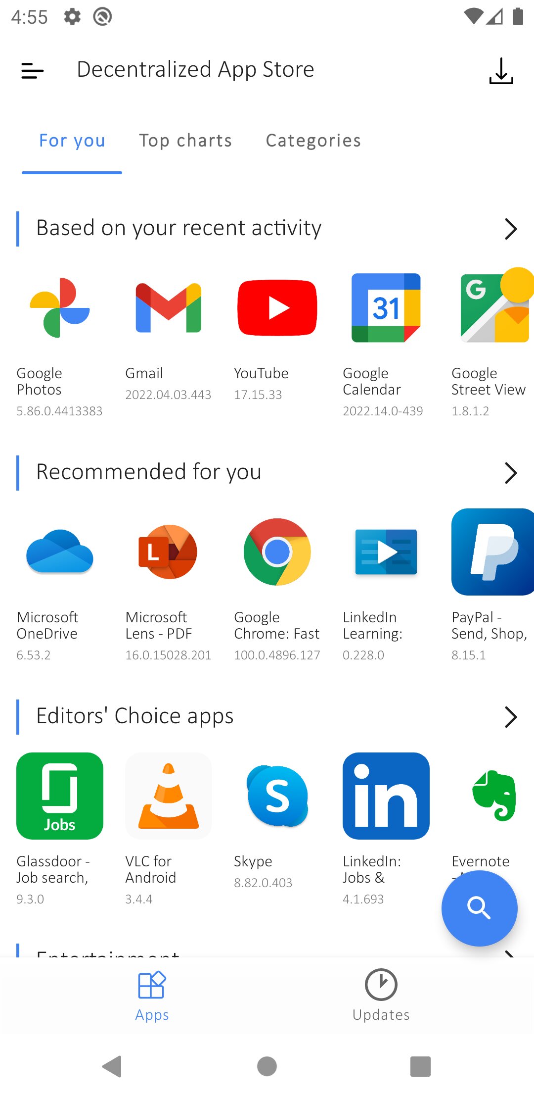 DECENTRALIZED APP STORE 1.0.2 screenshot_01