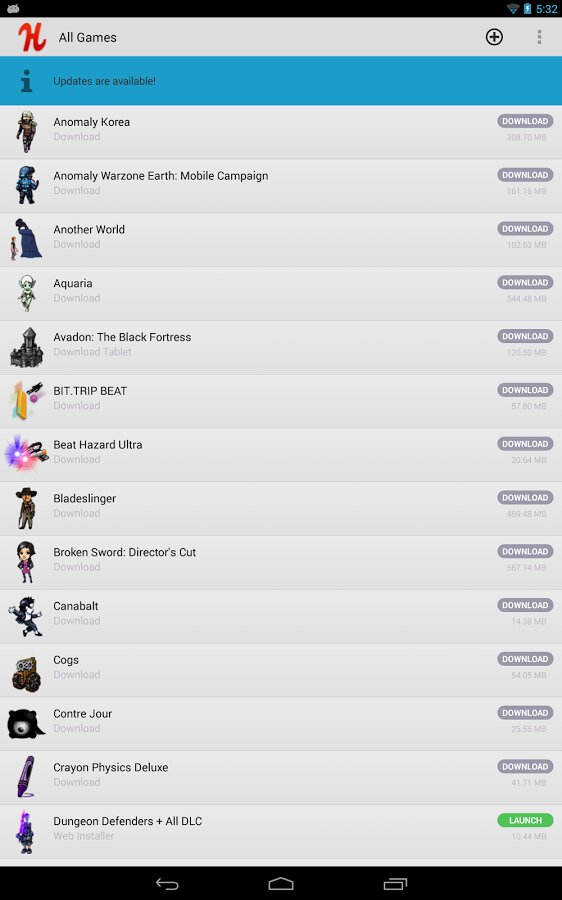HUMBLE BUNDLE 2.1.2 screenshot_01