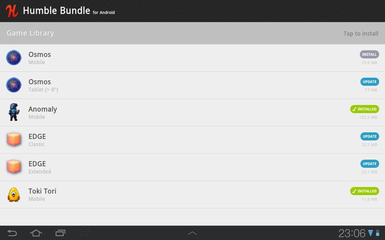 HUMBLE BUNDLE 1.2.1 screenshot_02