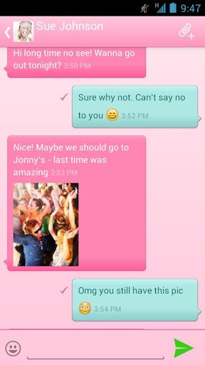 MYSMS - PINK THEME 1.10 screenshot_03