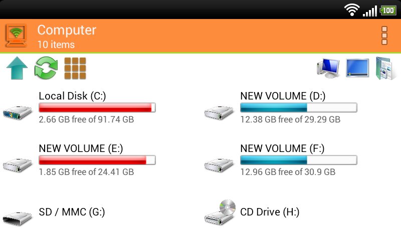 WIFI PC FILE EXPLORER 1.5.26 screenshot_02