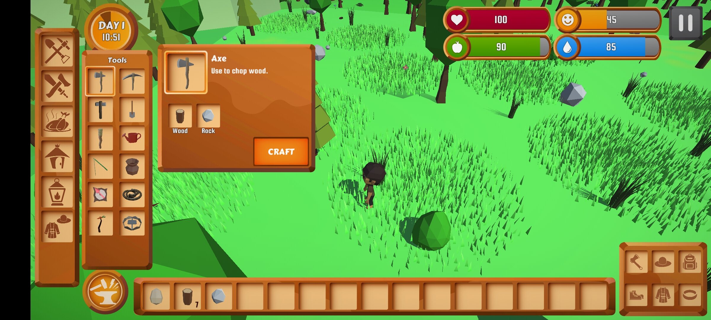LOST — LOW POLY SURVIVAL 1.0.1 screenshot_01
