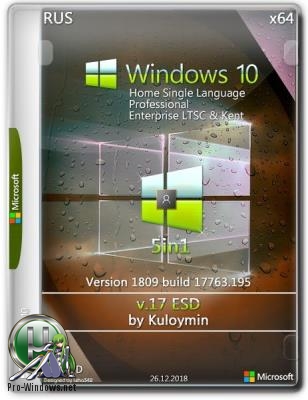 Windows 10 v1809 x64 5in1 by kuloymin v17 (ESD)