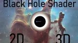 Screenshot #1 - Black hole shader (2D/3D)