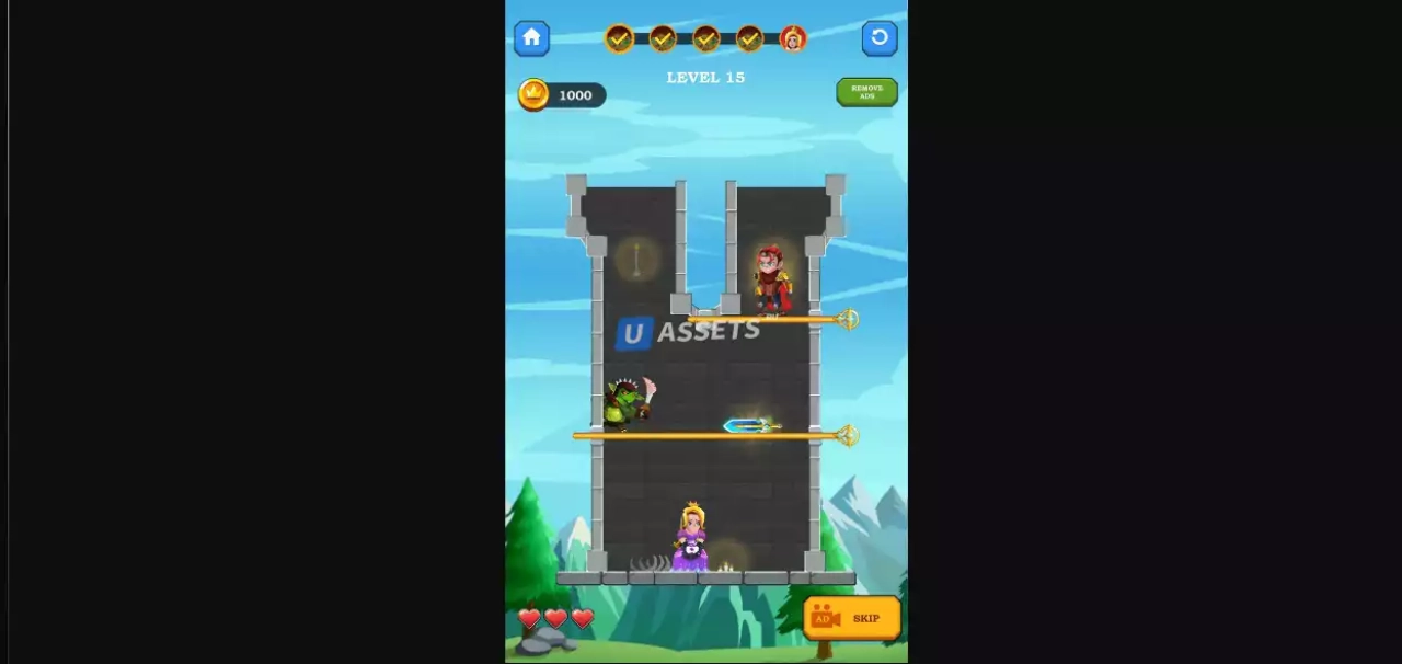 Screenshot #3 - Hero Rescue – Adventure Puzzle Game
