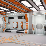 Screenshot #4 - SciFi Space Modular Level