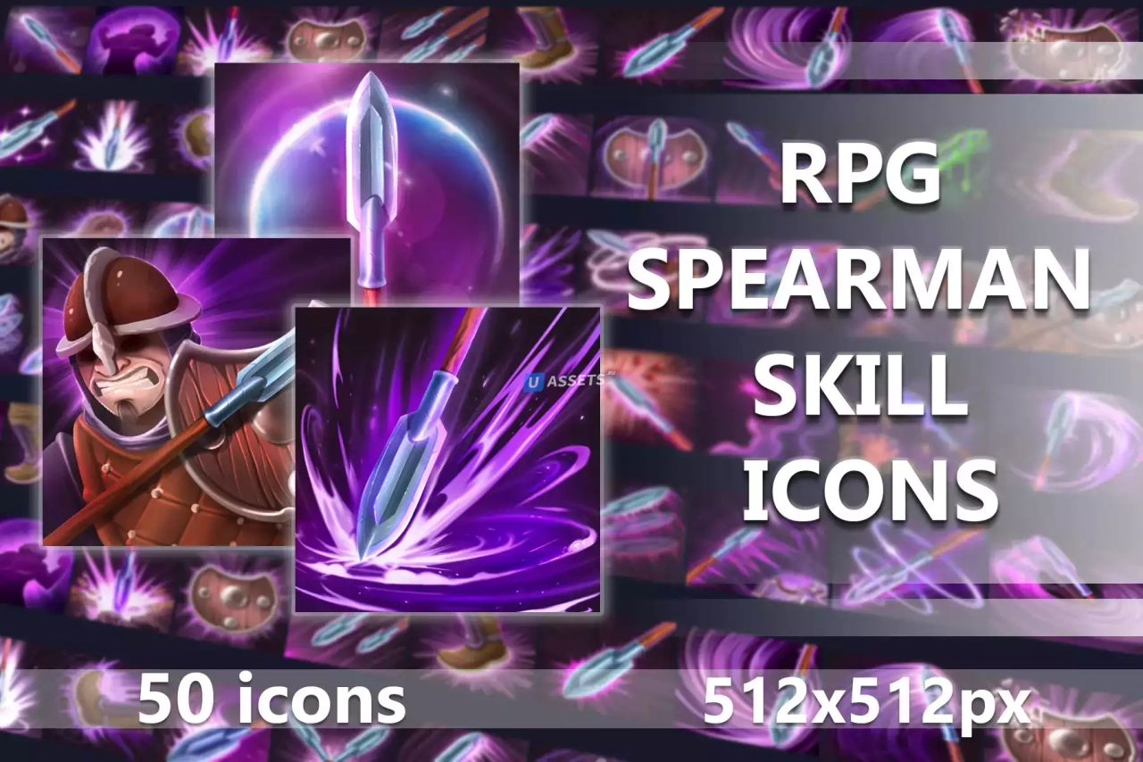 Screenshot #2 - 3700 Fantasy RPG Icons Pack