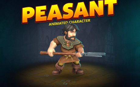Peasant animated character