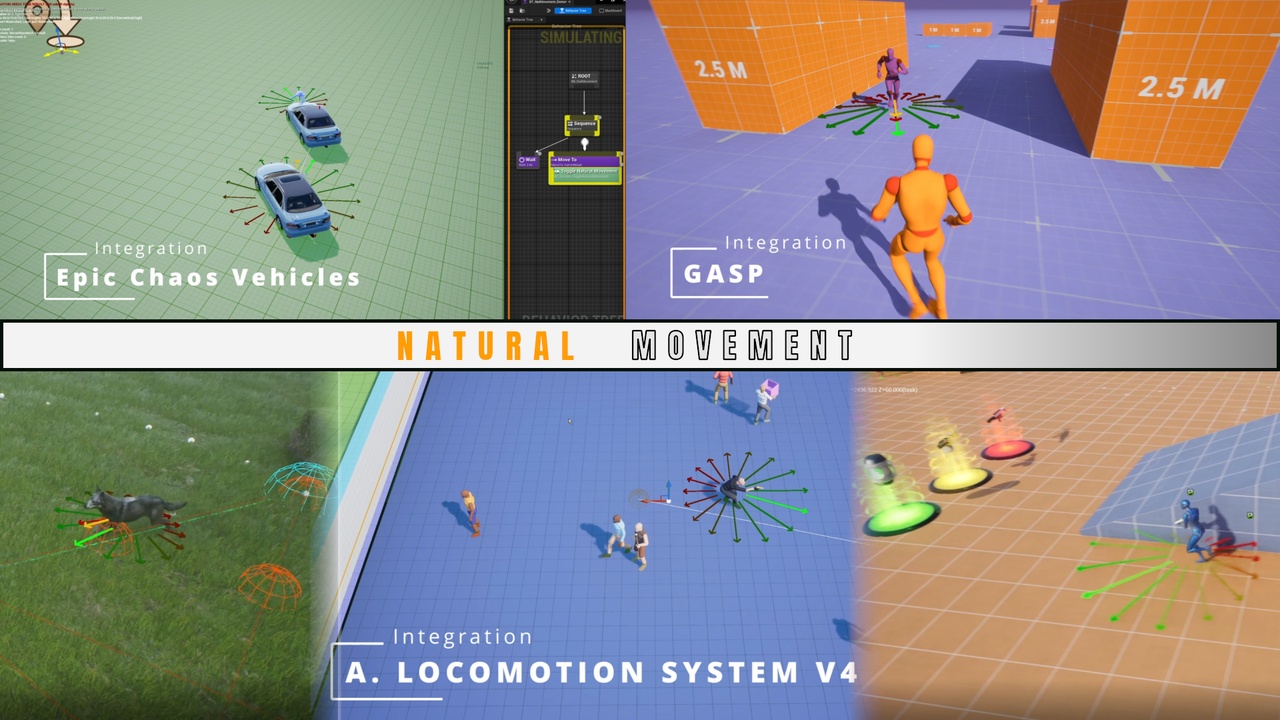 Screenshot #4 - Natural Movement - AI Smoothing System UE5.1+