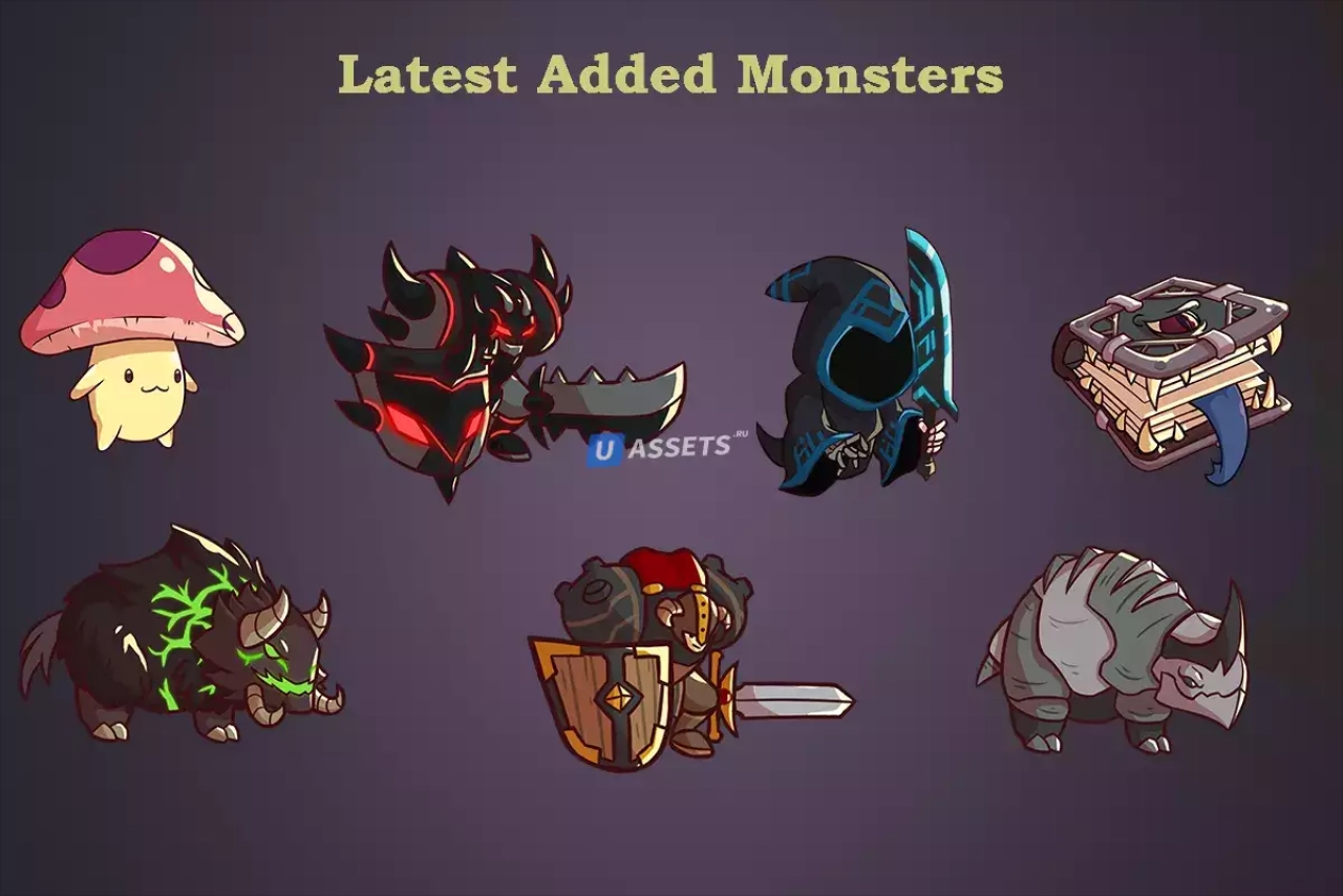 Screenshot #4 - Animated 2D Monsters (Fantazia)