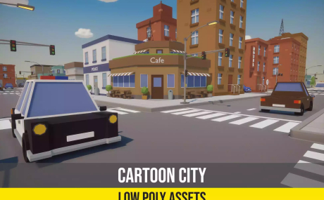 Cartoon Low Poly City Pack