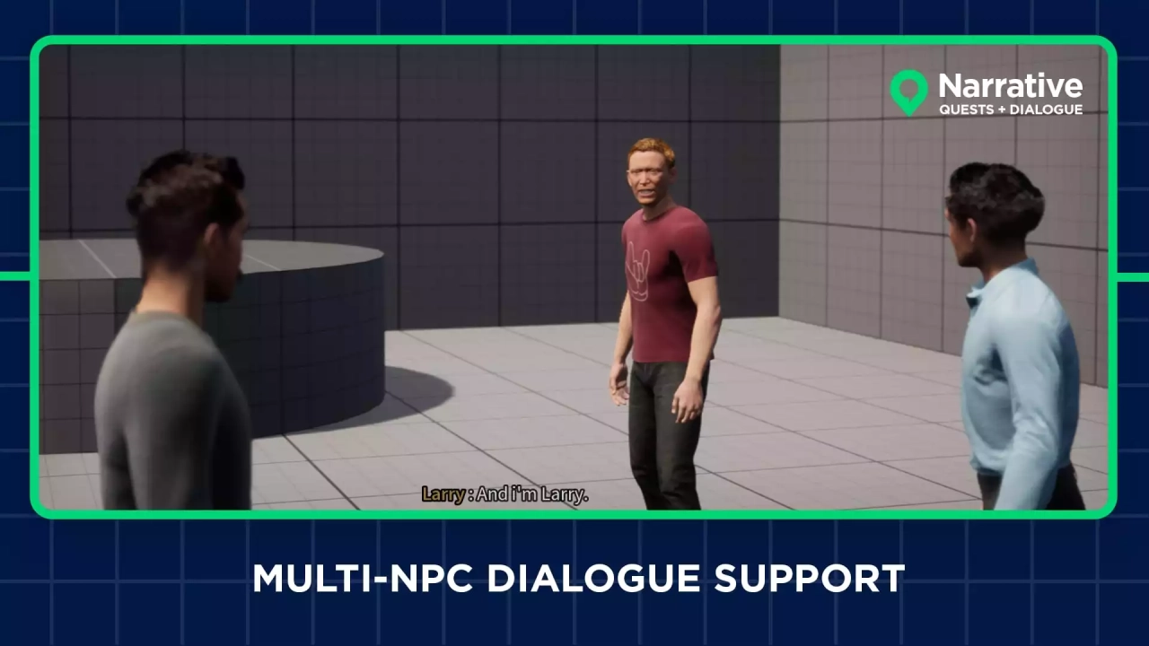 Screenshot #4 - Narrative 3 - Node Based Quests and Dialogue