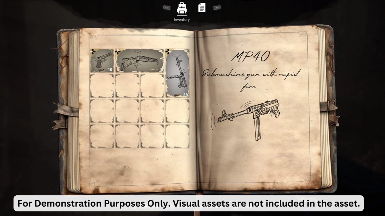 Screenshot #2 - Inventory System X UE5.3  v1.8.2