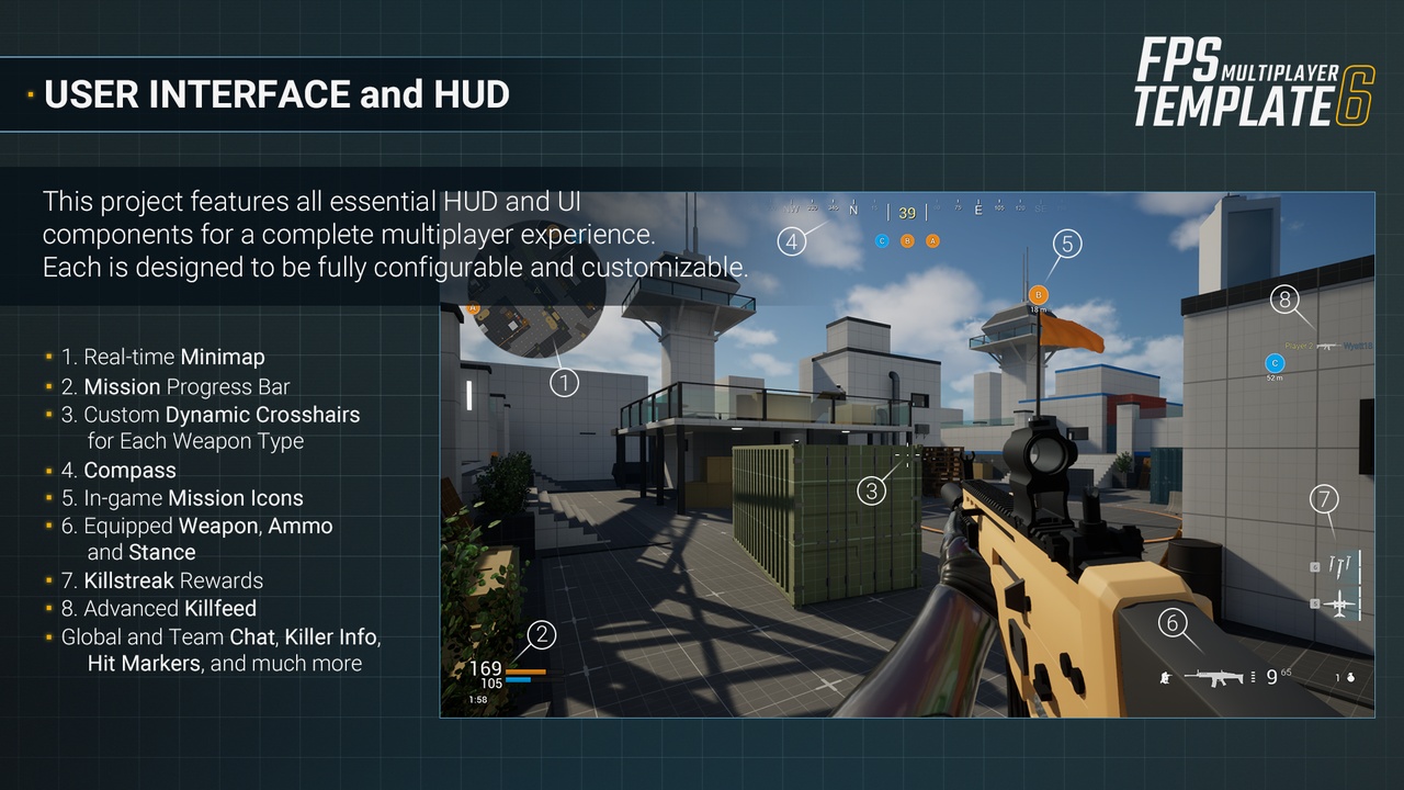 Screenshot #11 - FPS Multiplayer Template UE5.6+  v6.0.3