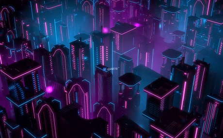 Neon Buildings