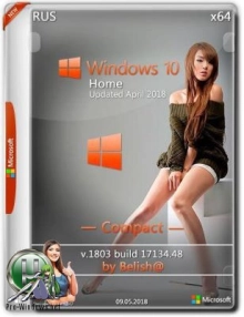 Windows 10 Home x64 v.1803 build 17134.48 Compact