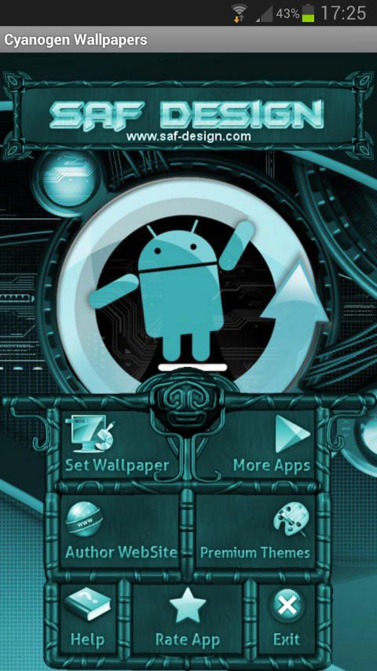 Screenshot #5 - THEME CYANOGEN GO LAUNCHER EX 1.38