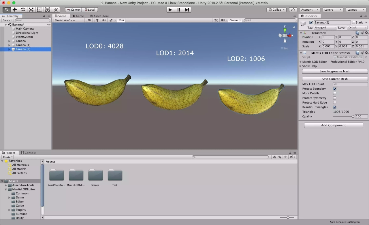Screenshot #4 - Mantis LOD Editor - Professional Edition