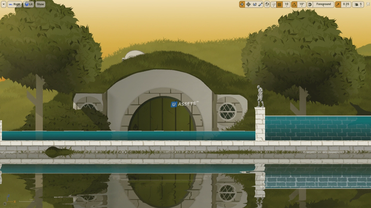 Screenshot #2 - 2D Procedural Water System With Buoyancy