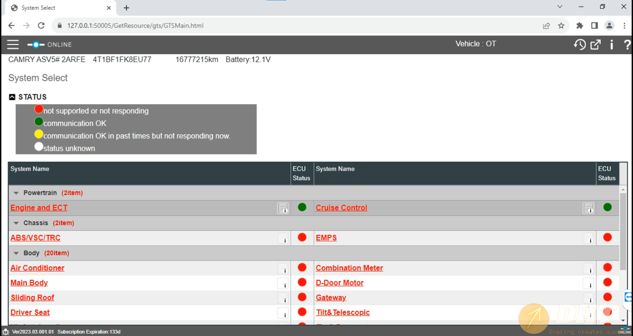 Screenshot #3 - Toyota Global TechStream Plus (GTS+) 07.2024