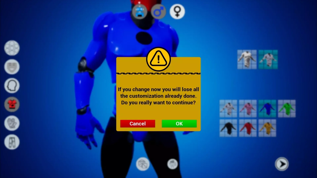 Screenshot #2 - Character Customization
