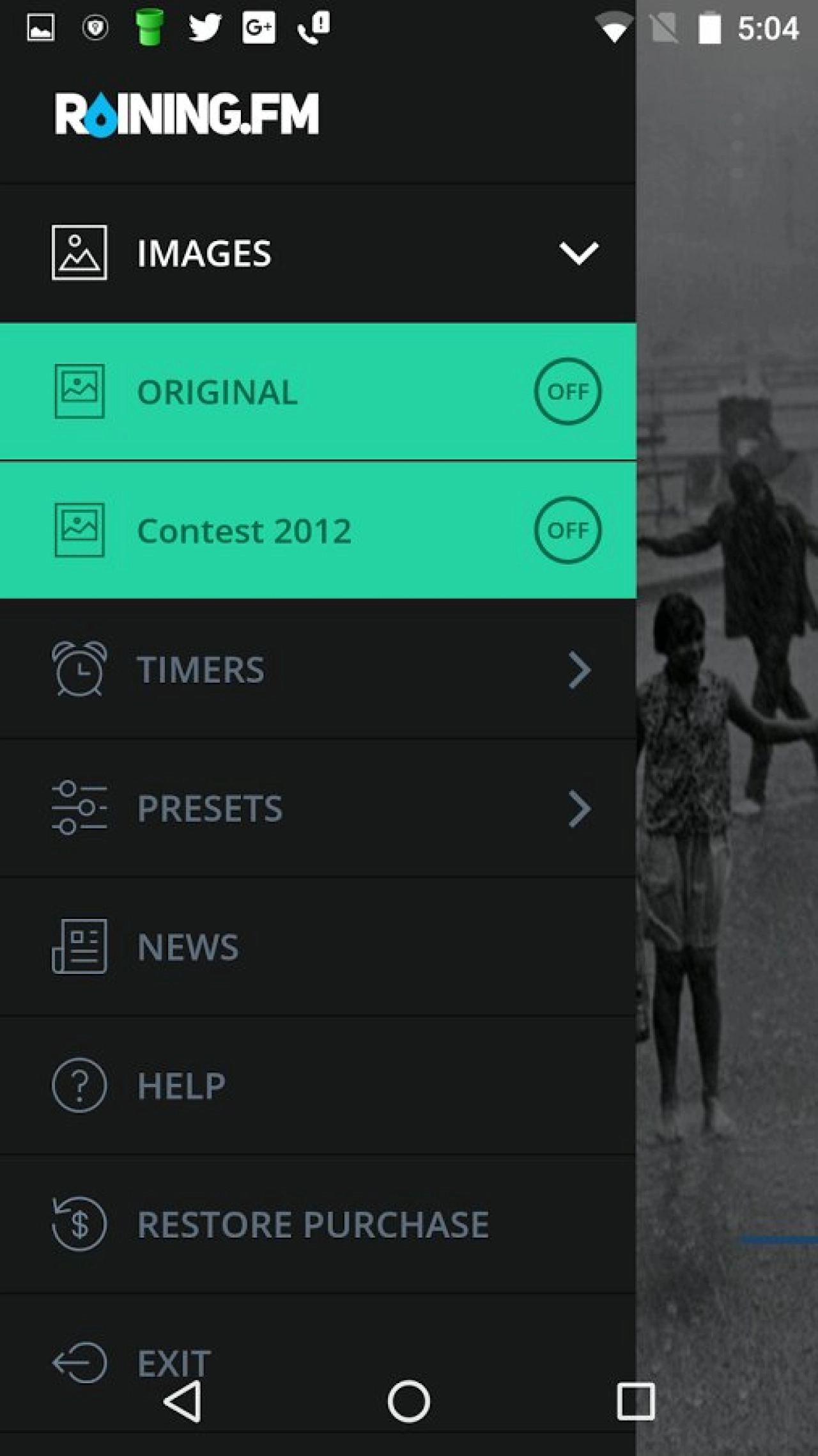 Screenshot #3 - RAINING.FM 2.1