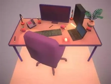 Low Poly Desk