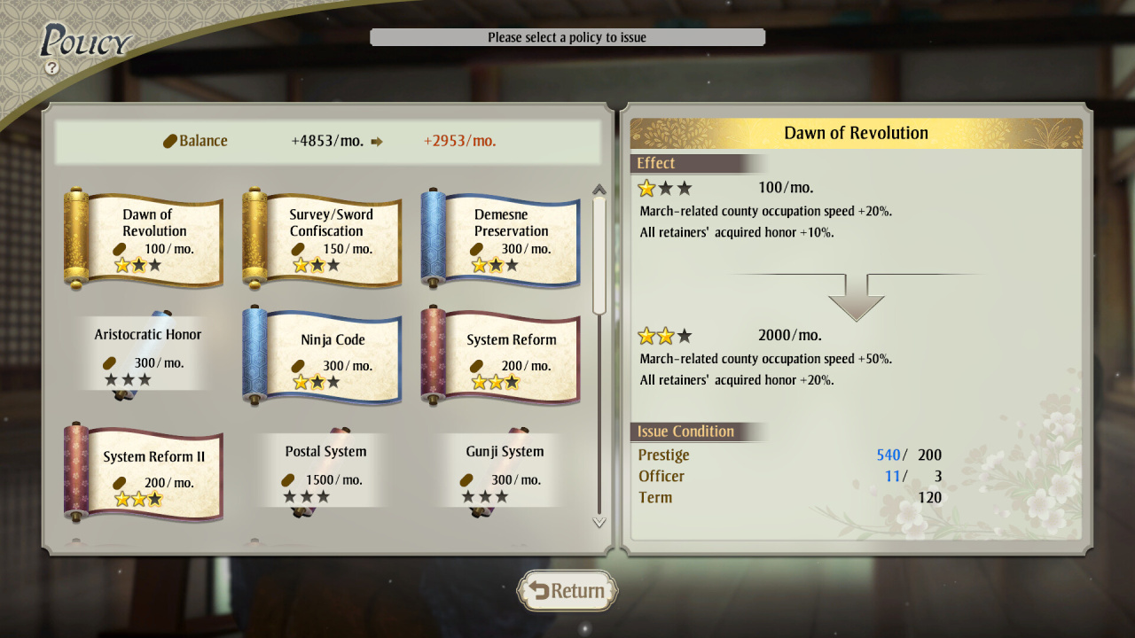 Screenshot #7 - NOBUNAGA'S AMBITION: Awakening