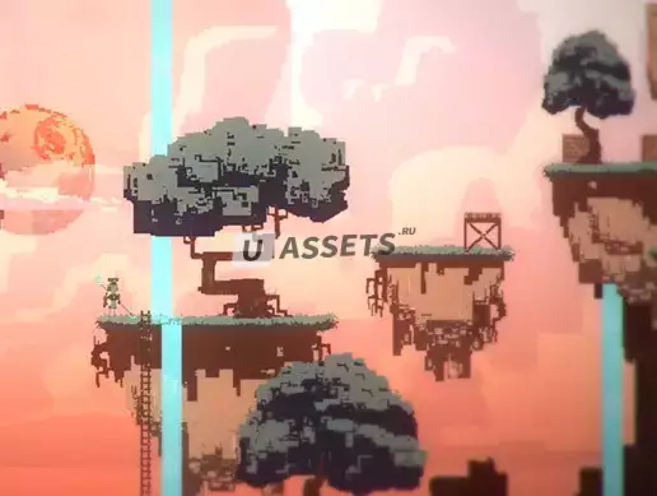 Screenshot #1 - UniArt Pixel SciFi Landscape