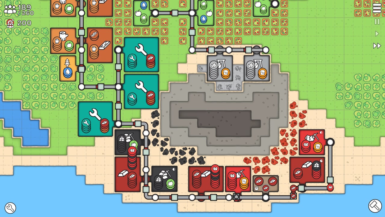 Screenshot #2 - Mini Settlers