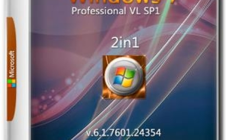 Windows 7 Professional VL SP1 (x86-x64) [2in1] by ivandubskoj (17.02.2019)