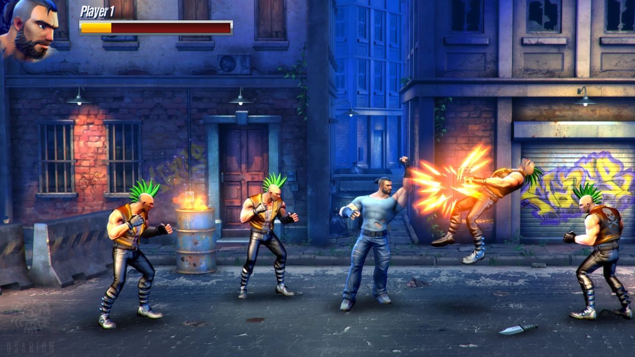 Screenshot #1 - Beat 'Em Up - Game Template 3D для Unity | Система файтинга