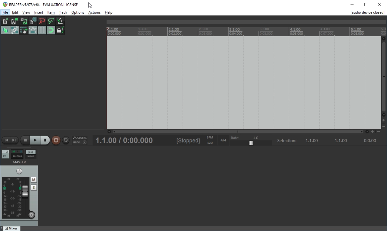Screenshot #2 - Reaper - виртуальная студия