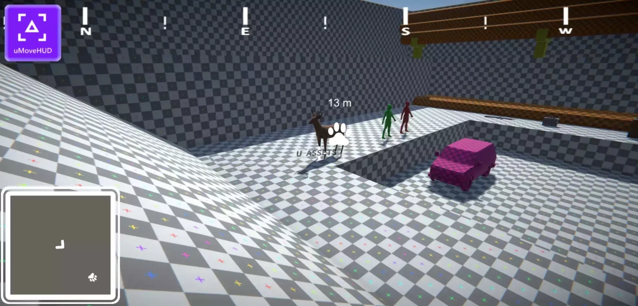 Screenshot #3 - uMoveHUD Heads Up Display Interface System