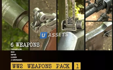 WW2 Weapons Pack 1