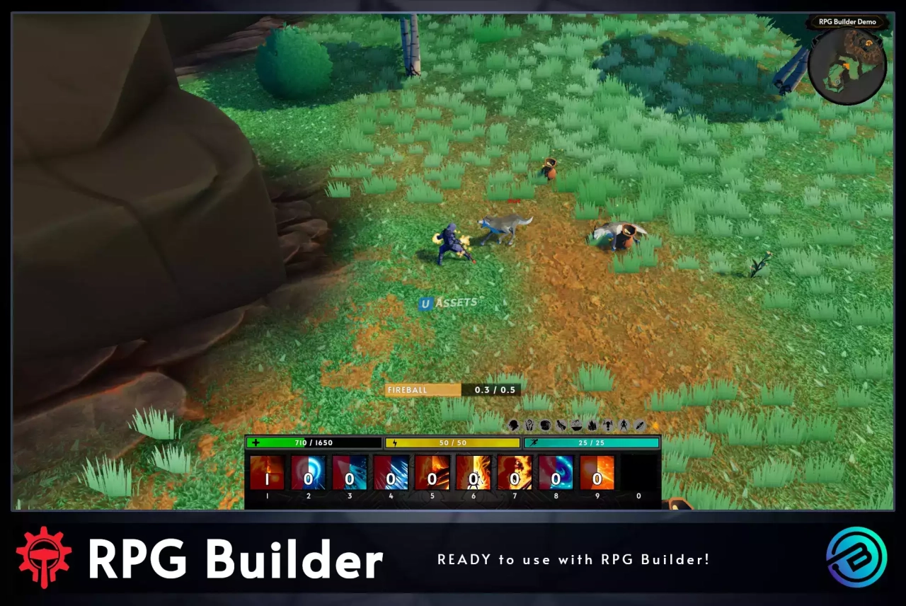 Screenshot #2 - Top-Down Click To Move Character Controller - ARPG / RPG / MMORPG / RPG Builder