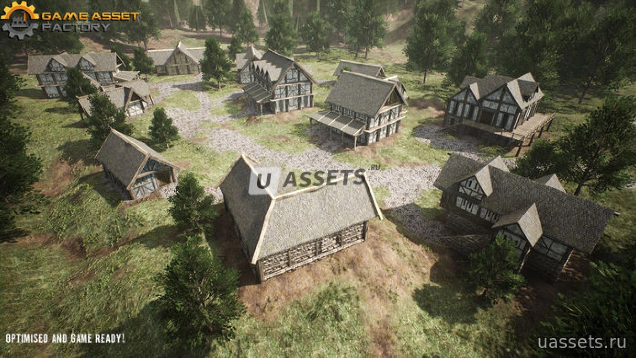 Screenshot #4 - Medieval Houses Modular Vol 1
