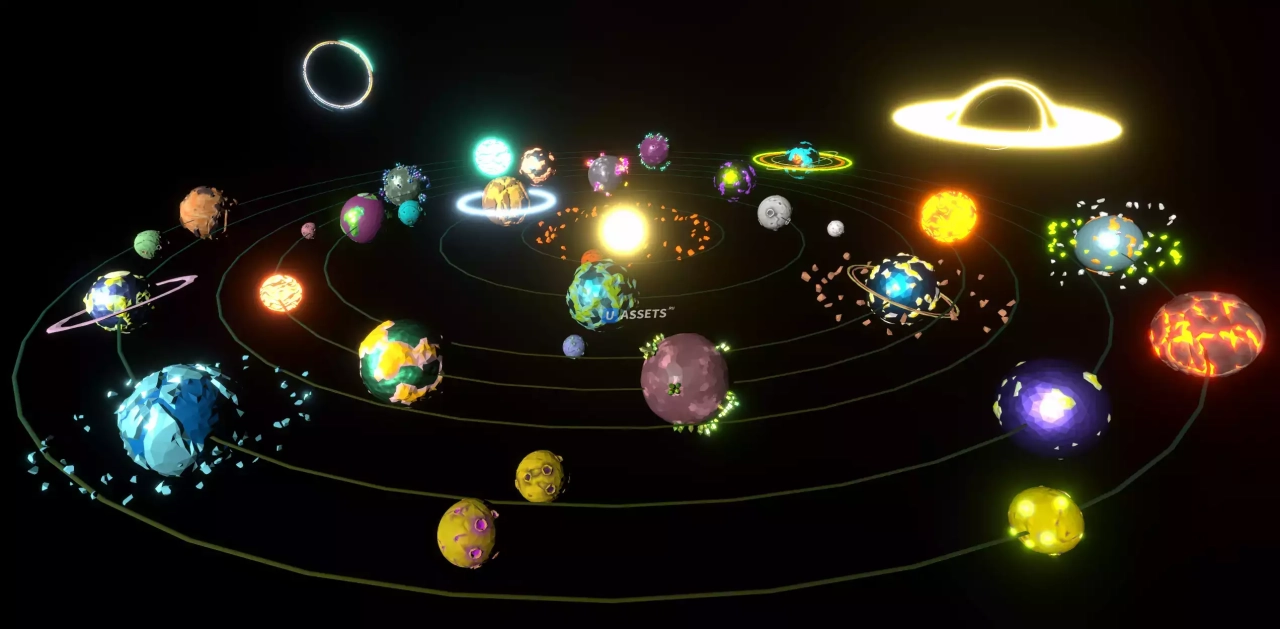 Screenshot #2 - Polygon Planets Pack