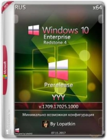 Windows 10 Enterprise 17025.1000 RS4 Prerelease x86-x64 RU
