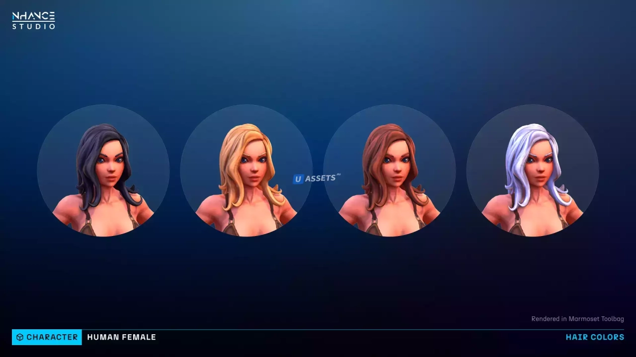 Screenshot #4 - Modular Fantasy Stylized Human Female