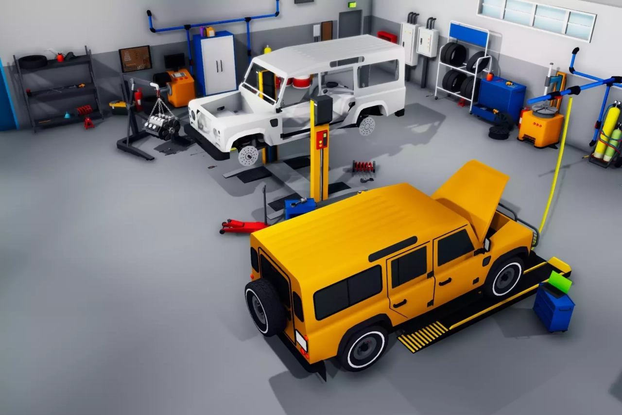 Screenshot #4 - Megapoly.Art - Mechanic Shop Pack