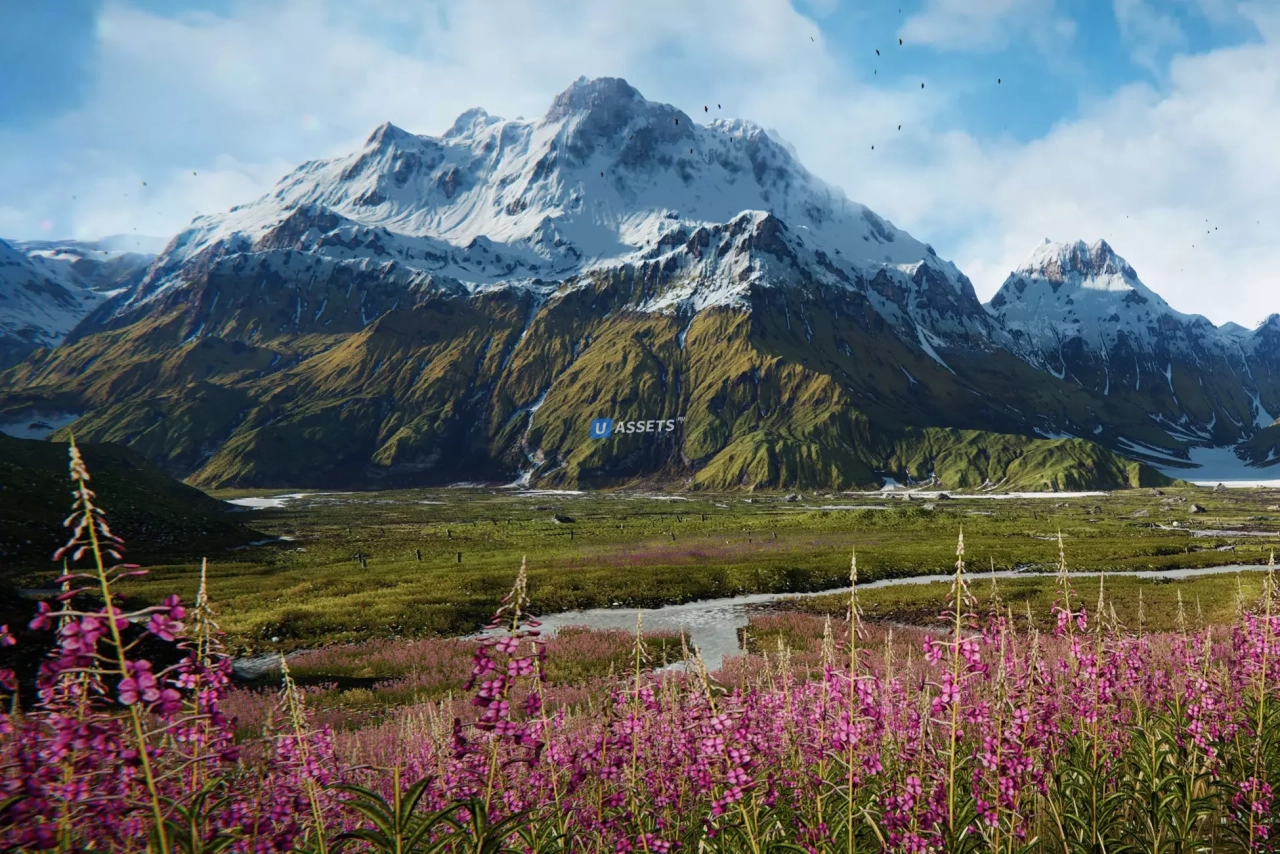 Screenshot #1 - Mountain River Valley Environment