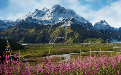 Mountain River Valley Environment