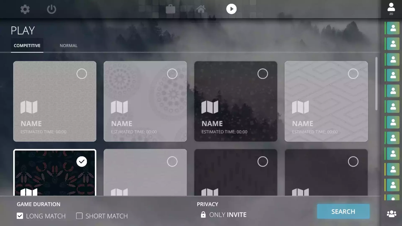 Screenshot #1 - Refine UI - Game menu