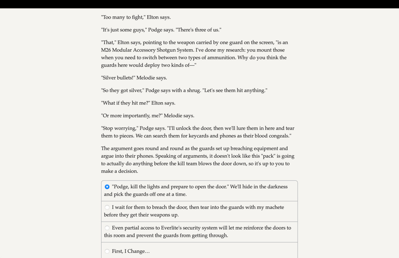 Screenshot #6 - Werewolf: The Apocalypse - The Book of Hungry Names