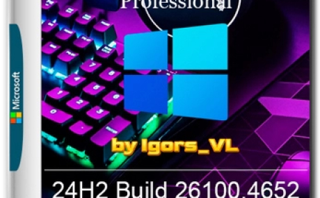 Windows 11 Pro 24H2 Build 26100.4652 by Igors_VL версия с защитником