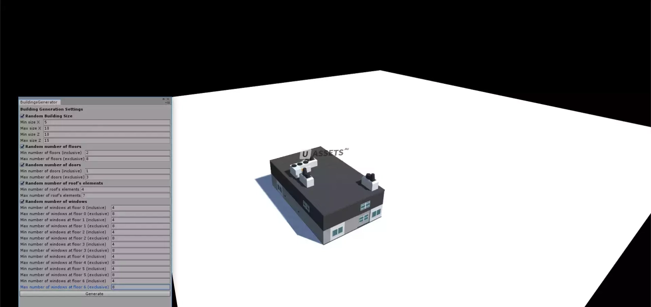 Screenshot #4 - Buildings Generator