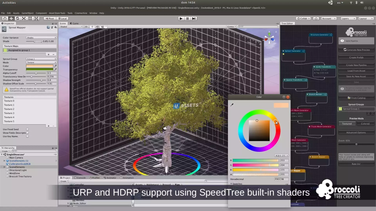 Screenshot #1 - Broccoli Tree Creator
