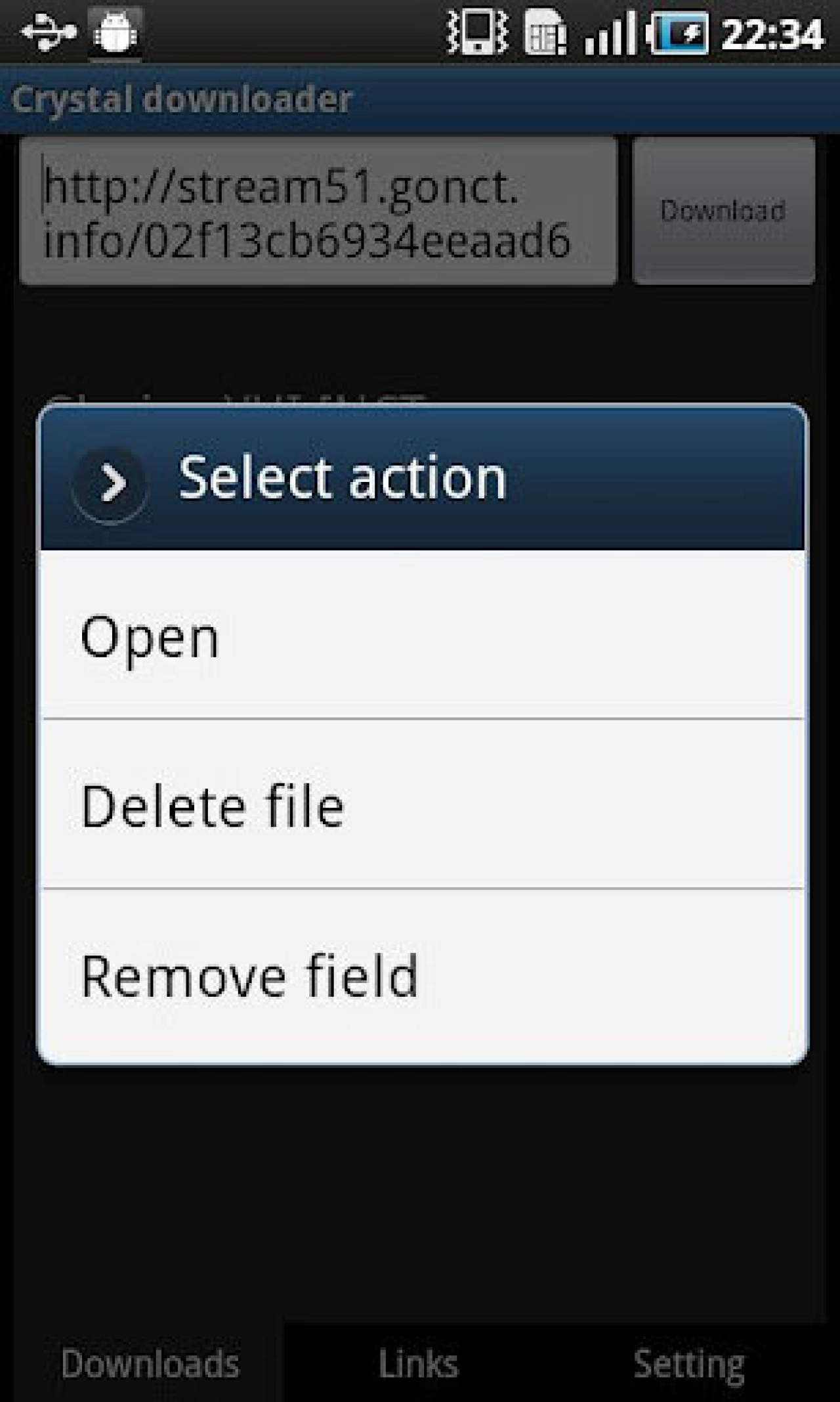 Screenshot #1 - CRYSTAL DOWNLOADER 1.2